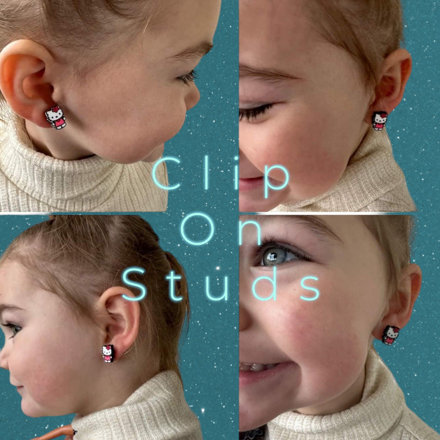 CLIP-ON STUD EARRINGS