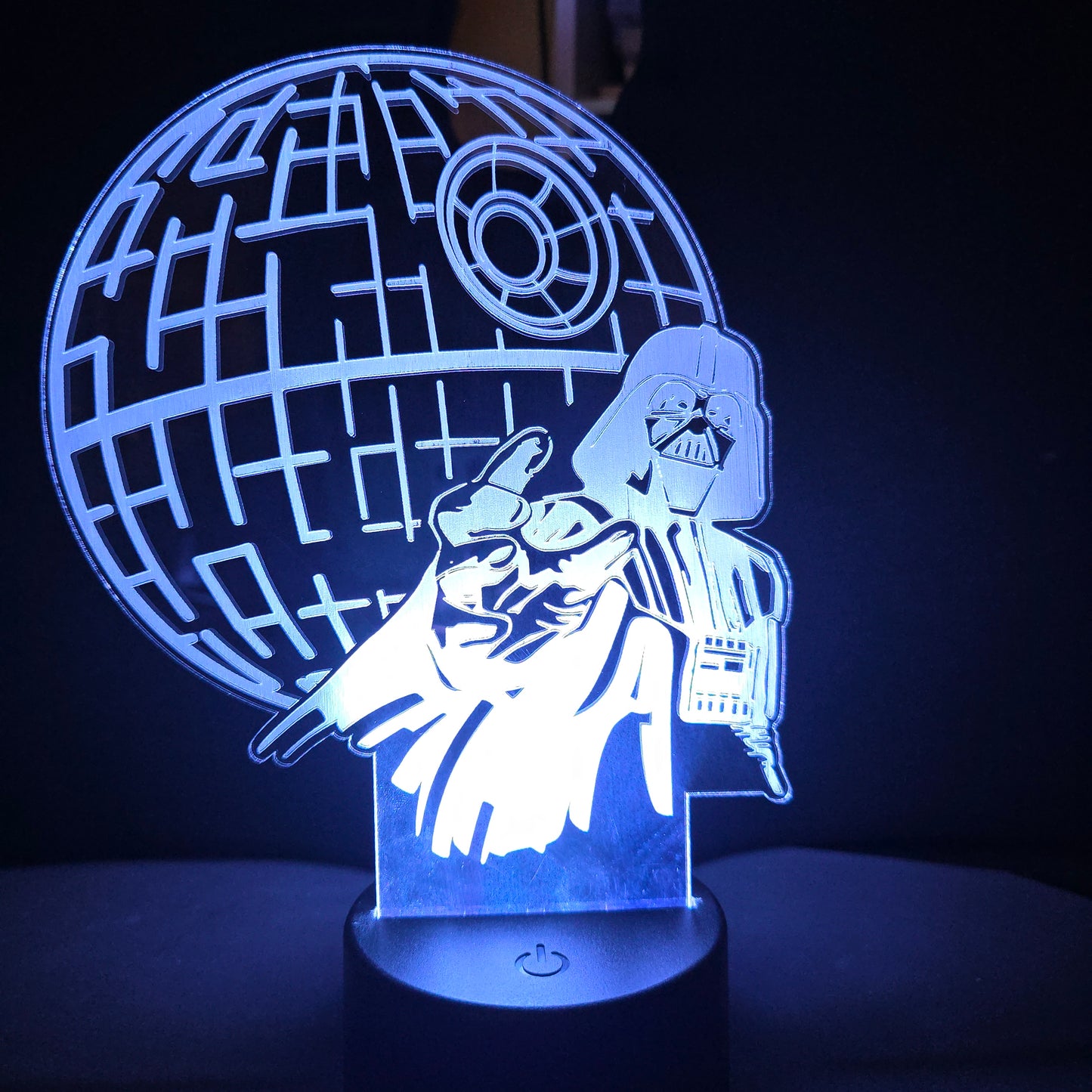 Darth Vader - Acrylic Color Changing Night Light (Base and Remote Included)