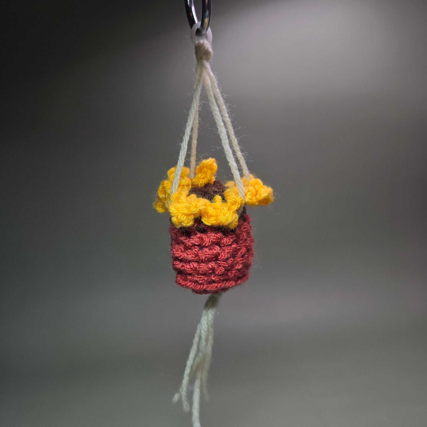 Hanging Crochet Plants [Sunflower] by LCRoo