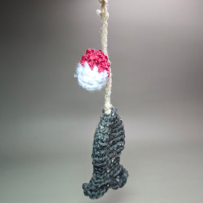 Hanging Crochet Fish & Bobber by LCRoo