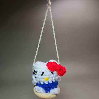 Hanging Crochet Hello Kitty by LCRoo