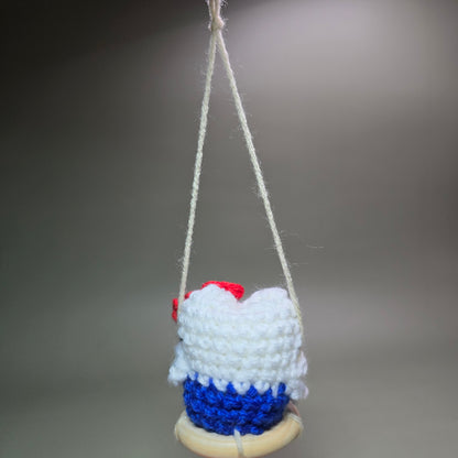 Hanging Crochet Hello Kitty by LCRoo