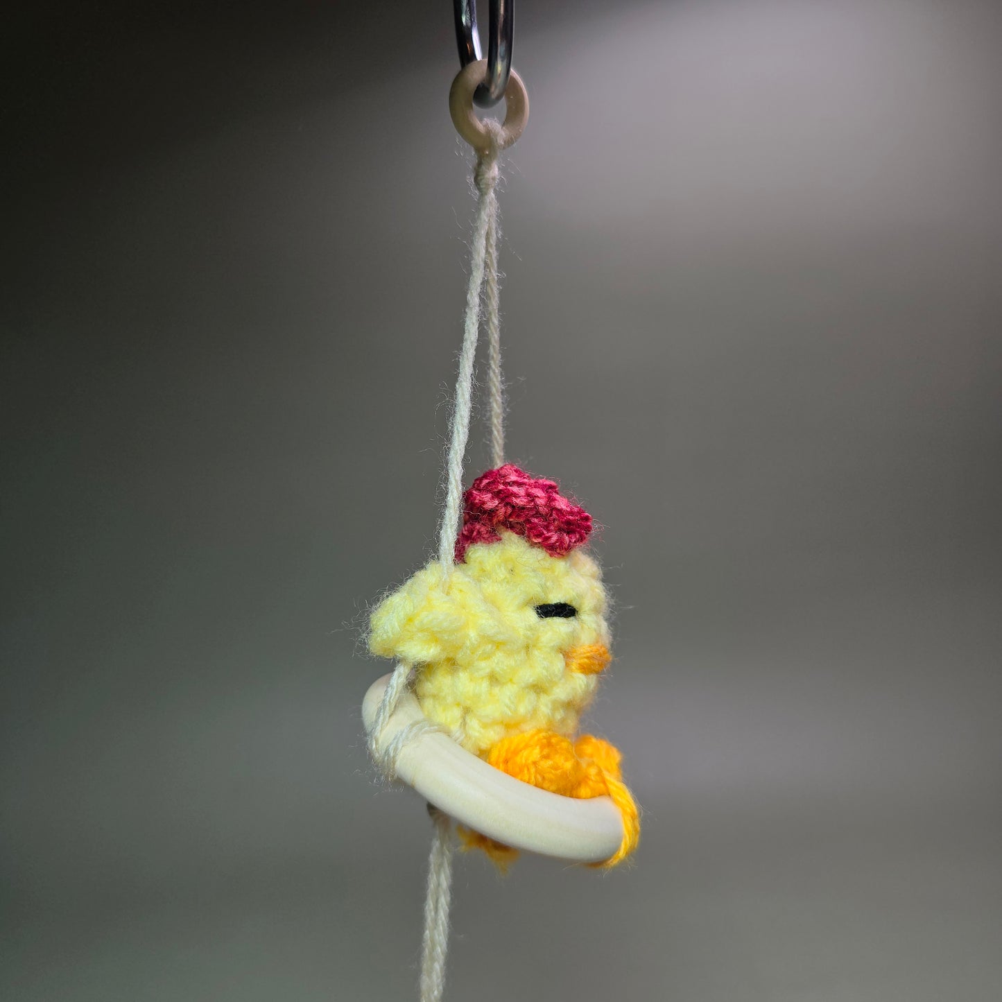 Hanging Crochet Chicken [Heather Swing] by LCRoo