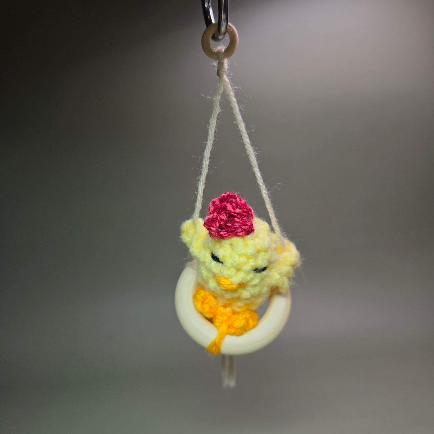 Hanging Crochet Chicken [Heather Swing] by LCRoo