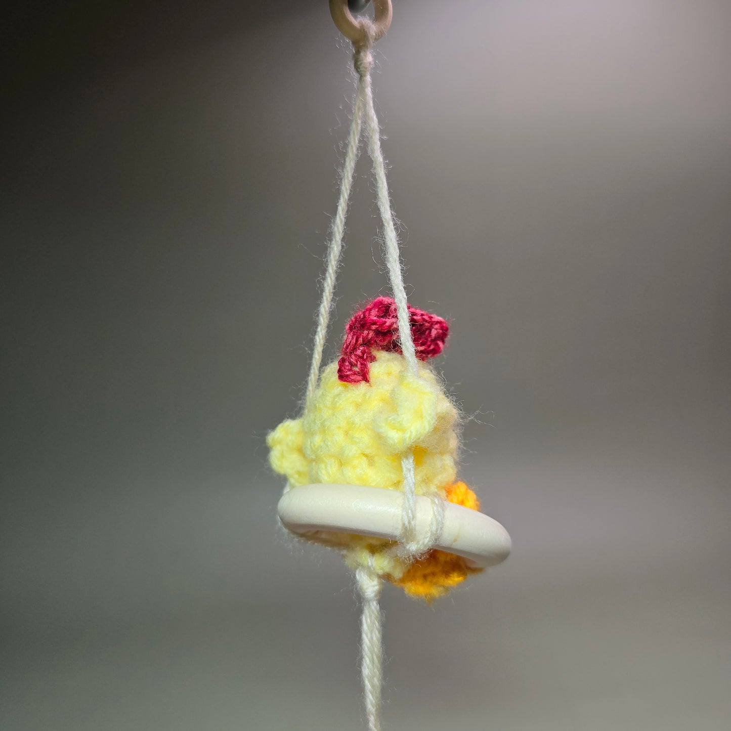 Hanging Crochet Chicken [Heather Swing] by LCRoo