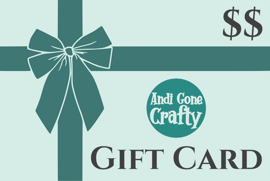 Andi Gone Crafty Gift Card