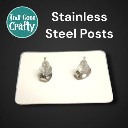 Raccoon - Stainless Steel Stud Earring