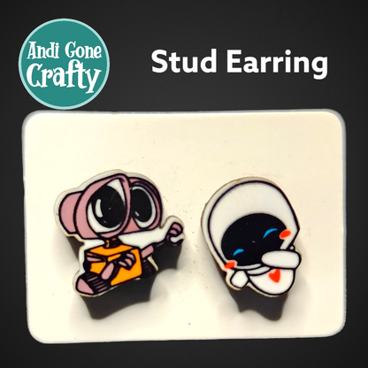 Walle Eve - Character Stainless Steel Stud Earring