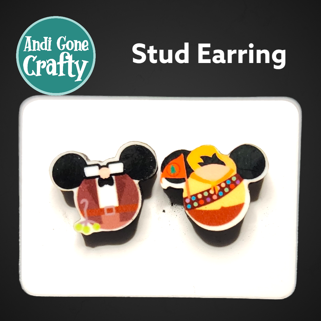 Up! - Character Stainless Steel Stud Earring