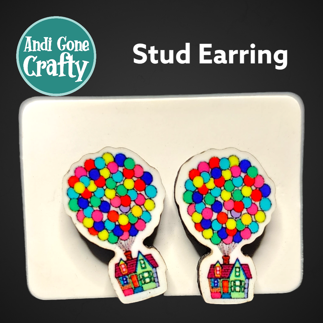 Up! - Character Stainless Steel Stud Earring