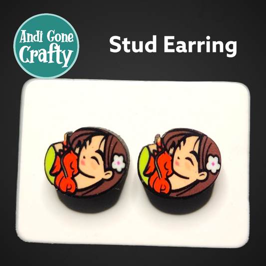 Mulan - Character Stainless Steel Stud Earring