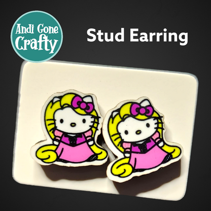 Hello Kitty Princesses - Character Stainless Steel Stud Earring