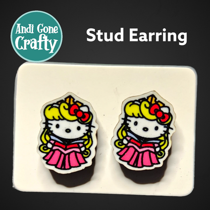 Hello Kitty Princesses - Character Stainless Steel Stud Earring