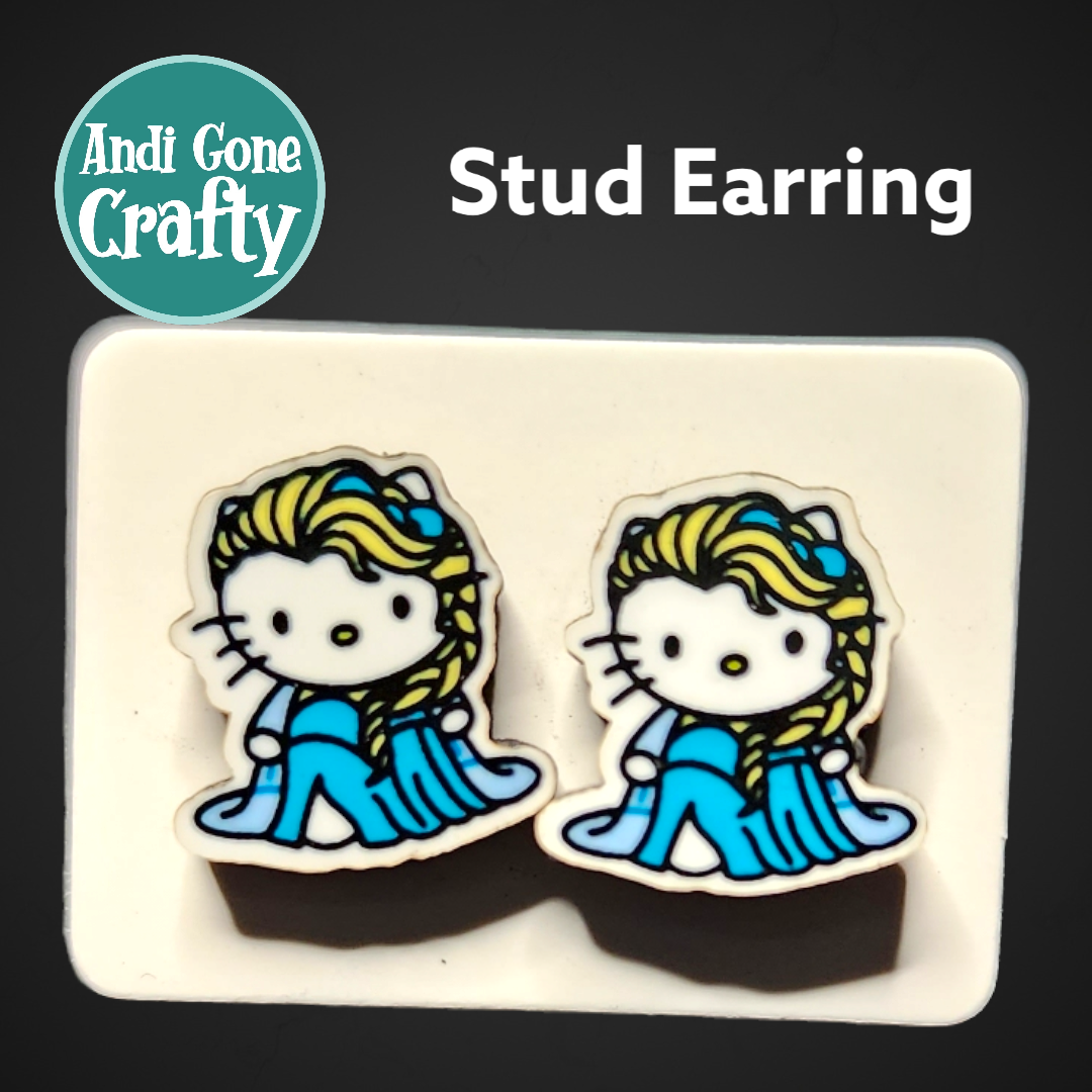 Hello Kitty Princesses - Character Stainless Steel Stud Earring