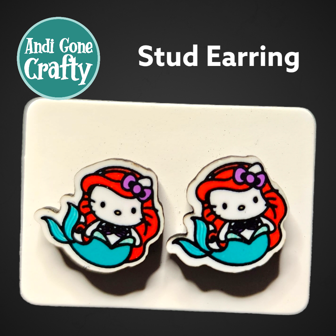 Hello Kitty Princesses - Character Stainless Steel Stud Earring