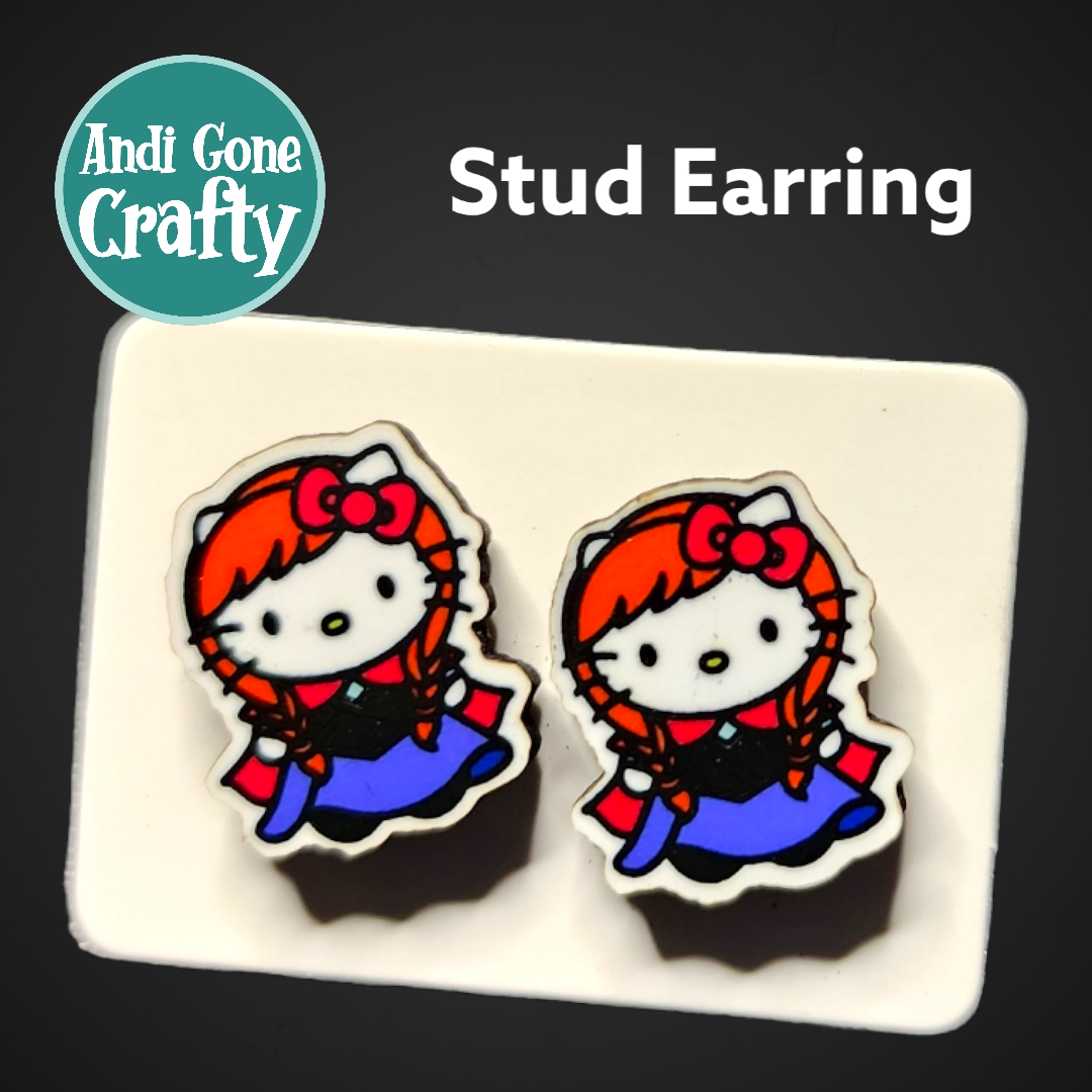 Hello Kitty Princesses - Character Stainless Steel Stud Earring