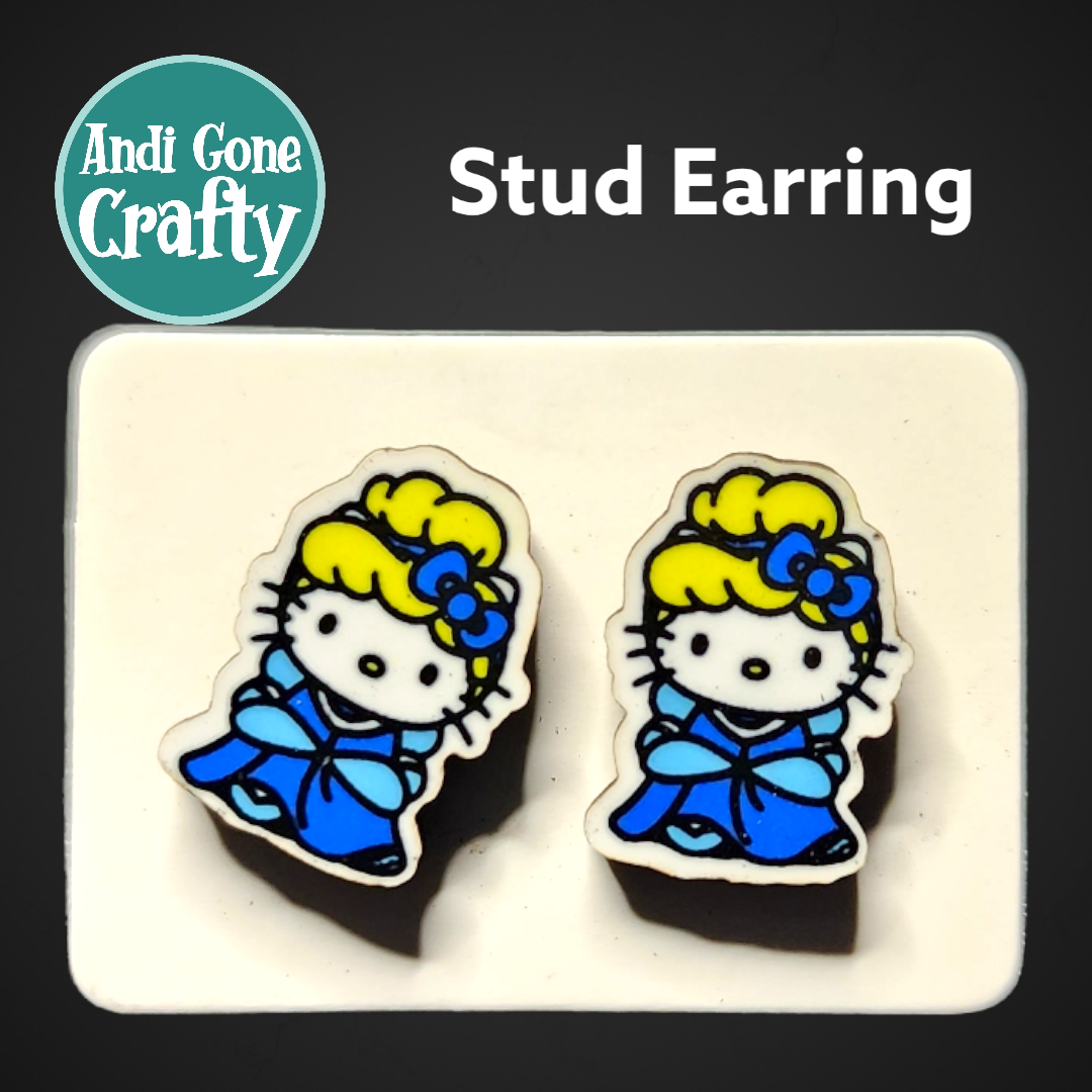 Hello Kitty Princesses - Character Stainless Steel Stud Earring