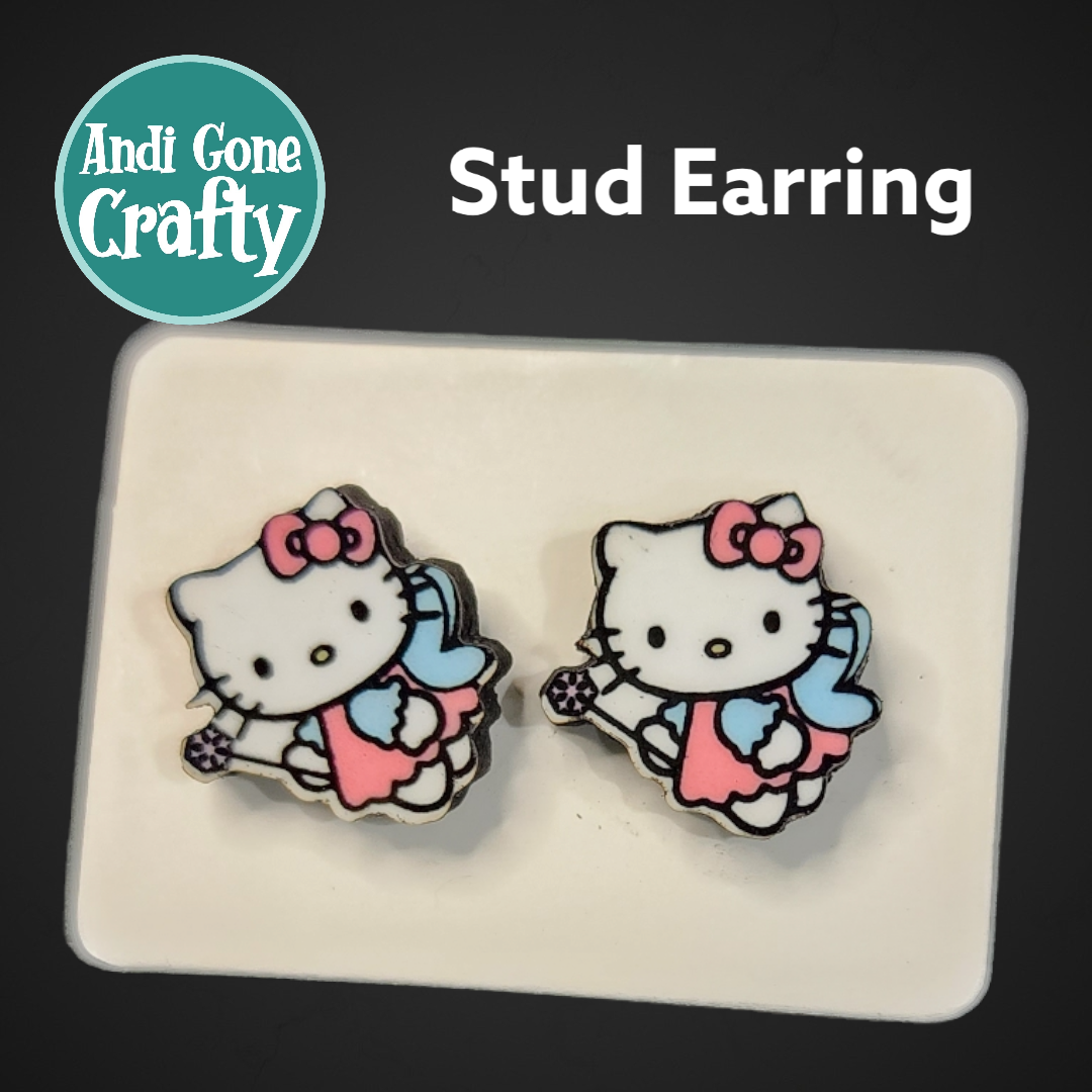 Hello Kitty  - Character Stainless Steel Stud Earring