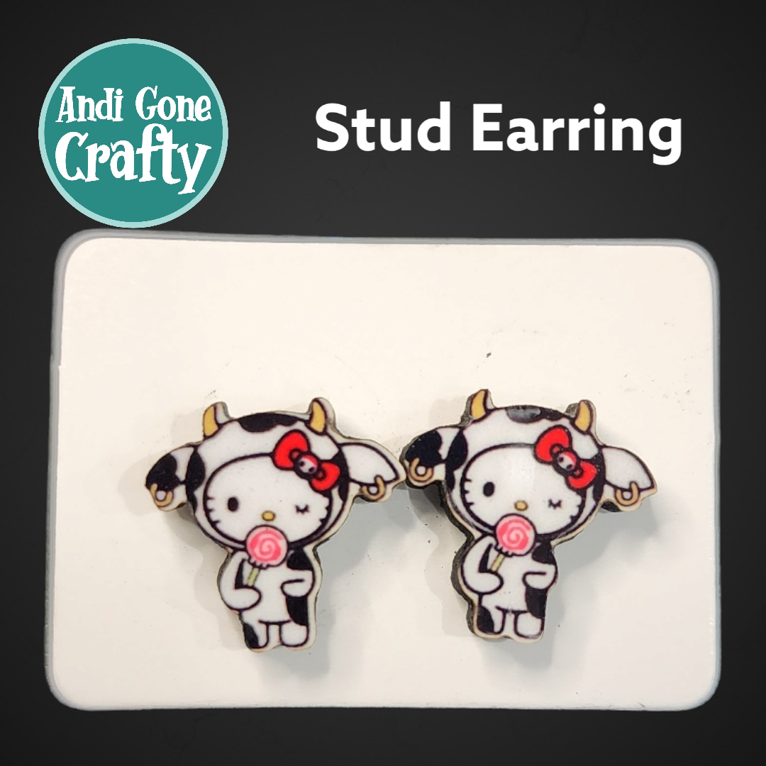 Hello Kitty  - Character Stainless Steel Stud Earring