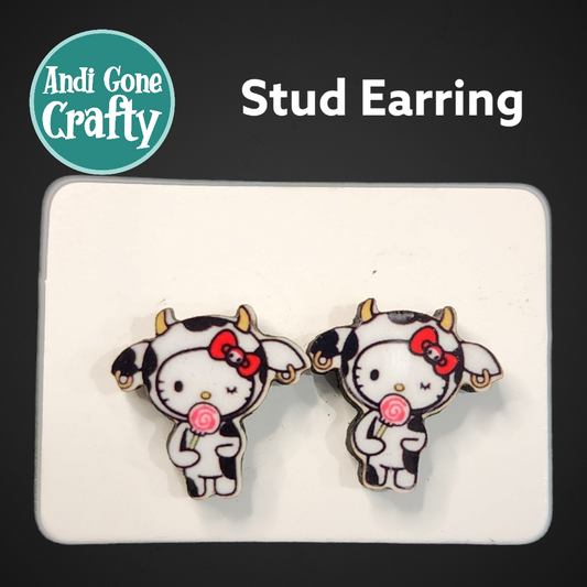 Hello Kitty  - Character Stainless Steel Stud Earring
