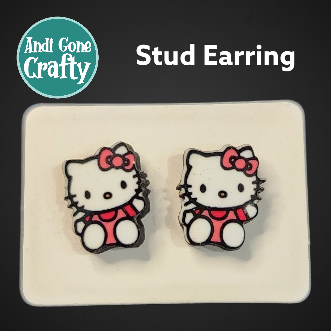 Hello Kitty  - Character Stainless Steel Stud Earring