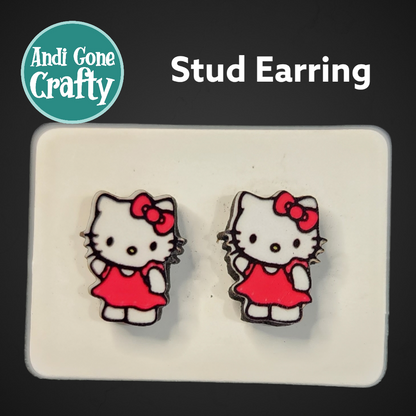 Hello Kitty  - Character Stainless Steel Stud Earring