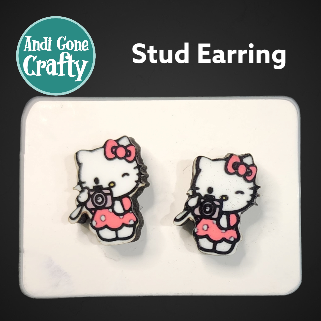 Hello Kitty  - Character Stainless Steel Stud Earring