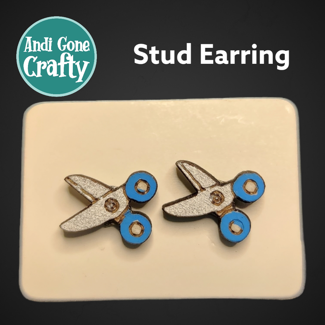 School - Stainless Steel Stud Earring