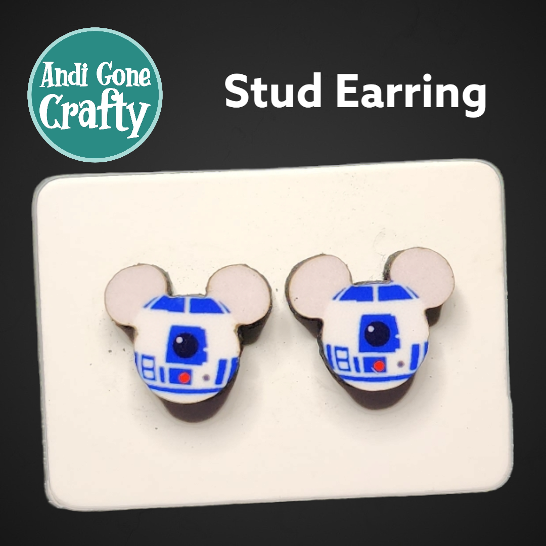 May The Force Be With You - Character Stainless Steel Stud Earring