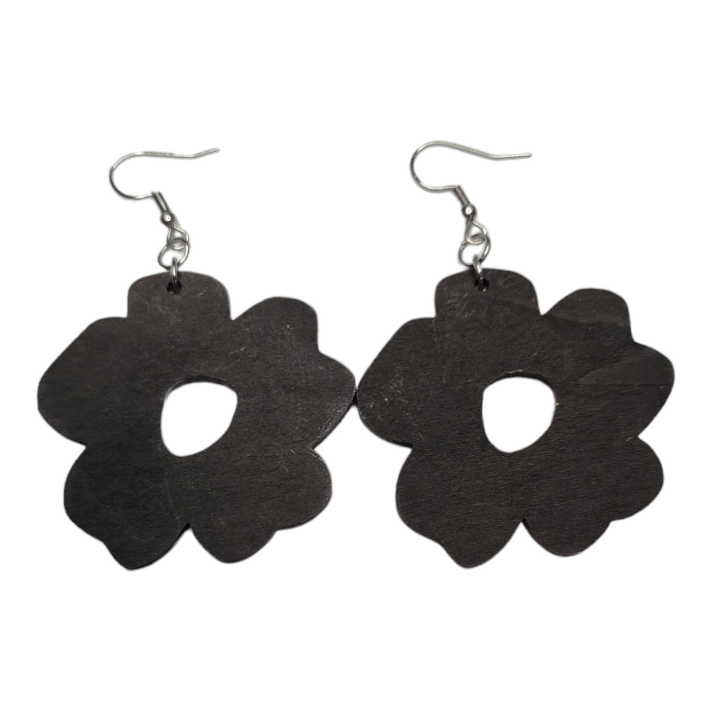 Retro Flower Dangle Earring Stainless Steel Hooks