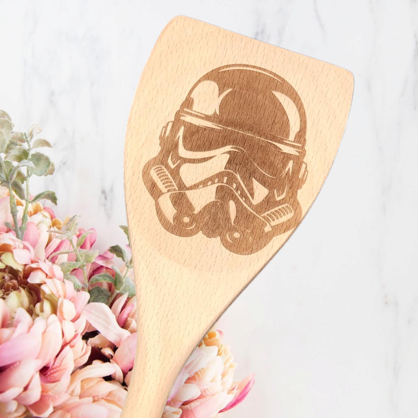 Cucharas de cocina de madera grabadas - Personaje - Storm Trooper