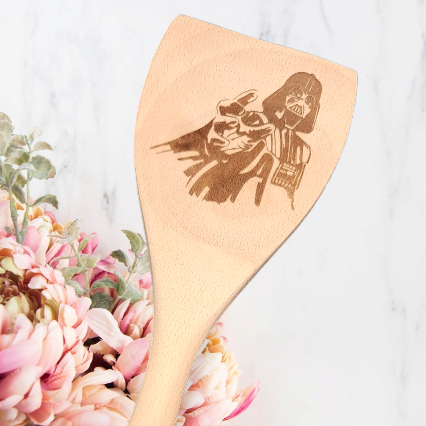 Engraved Wood Cooking Spoons - Character - Darth Vader