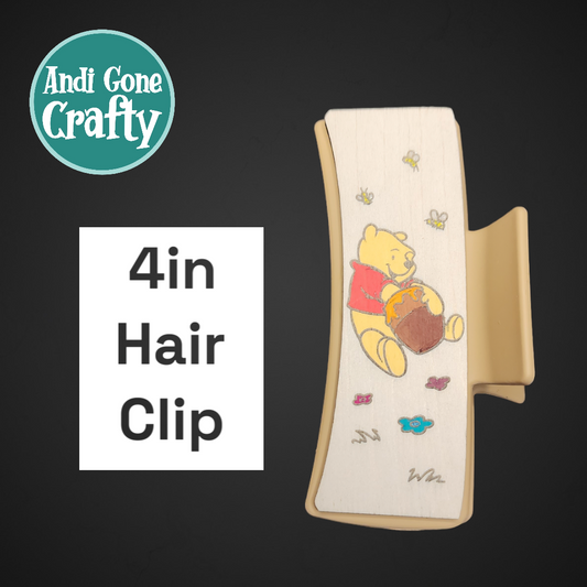 4.2 in Hair Clip / Claw - Style Pooh