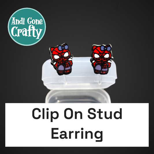 Clip On Earring - Spiderman Hello Kitty