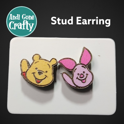 Pooh - Character Stainless Steel Stud Earring