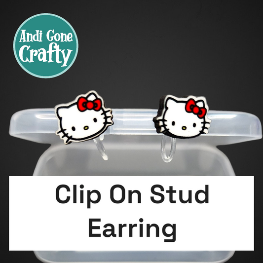 Clip On Earring - Hello Kitty Head - Character