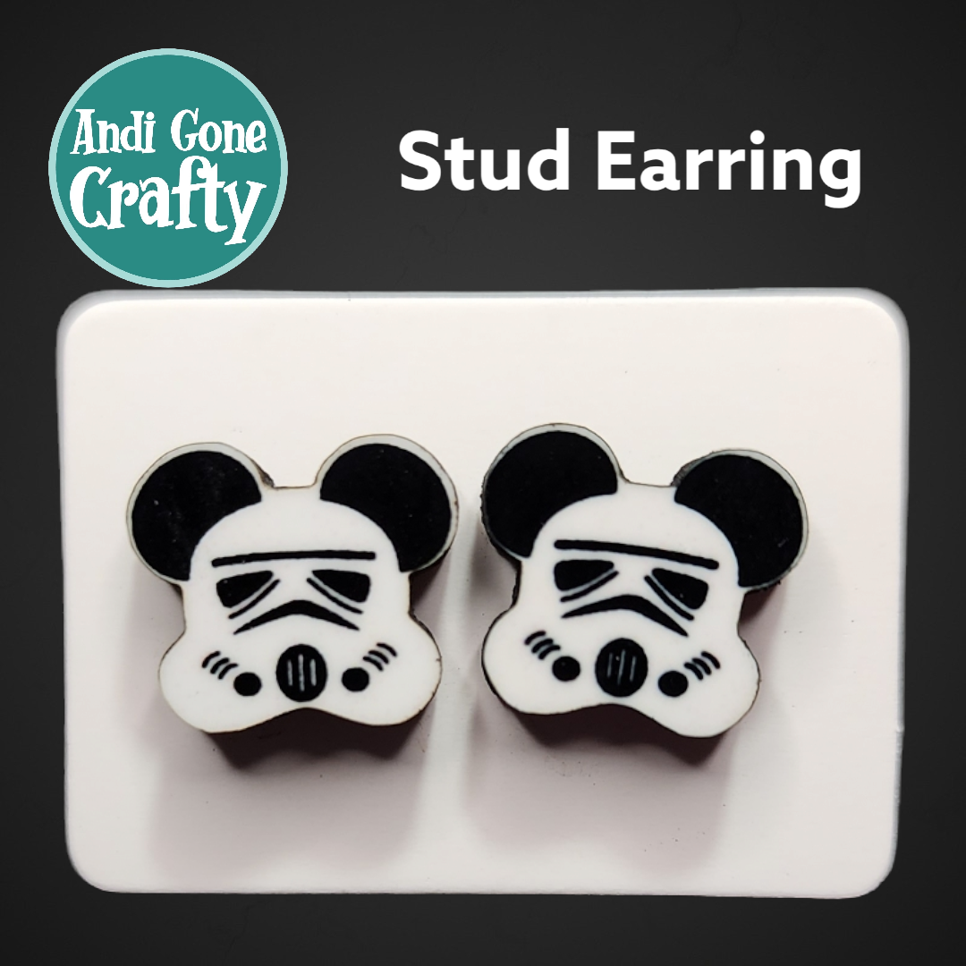 May The Force Be With You - Character Stainless Steel Stud Earring