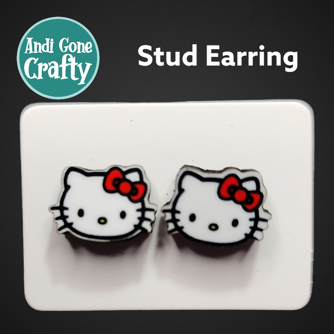 Hello Kitty  - Character Stainless Steel Stud Earring