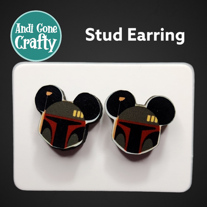 May The Force Be With You - Character Stainless Steel Stud Earring