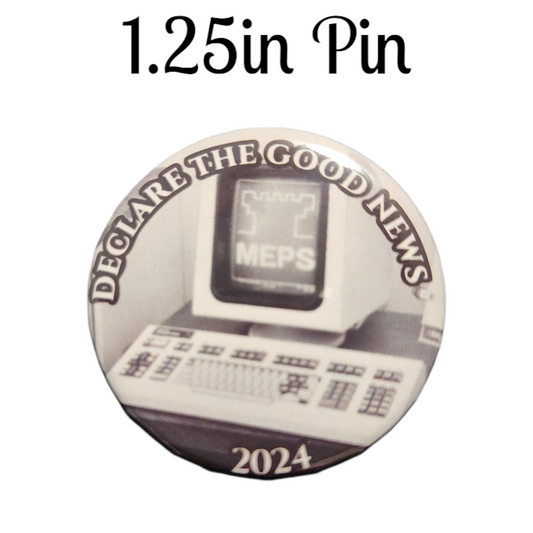 JW - 1.25" Button Pin - 2024 Convention - Declare the Good News - MEPS