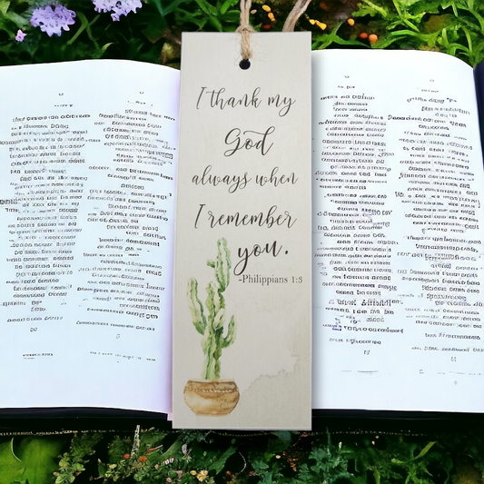 JW Bookmark - Thank God for You - 4 Pack