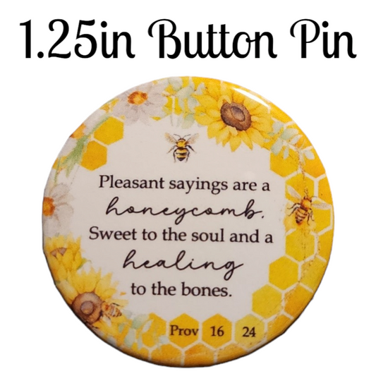 JW - 1.25" Button Pin - Sweet - A