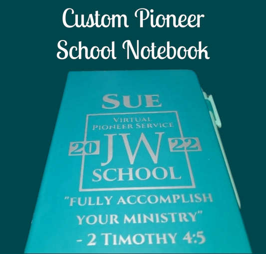 JW Pioneer School Notebook - 80 Pages