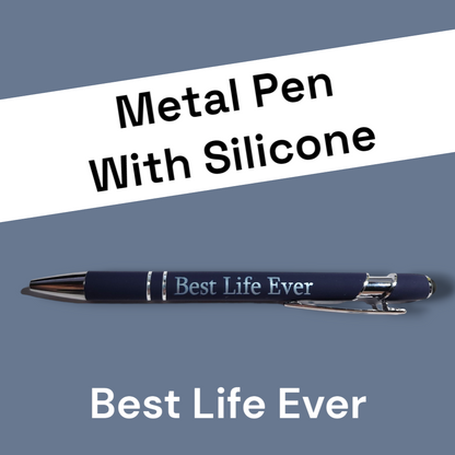 JW Metal Pen - Best Life Ever (Plain Font)