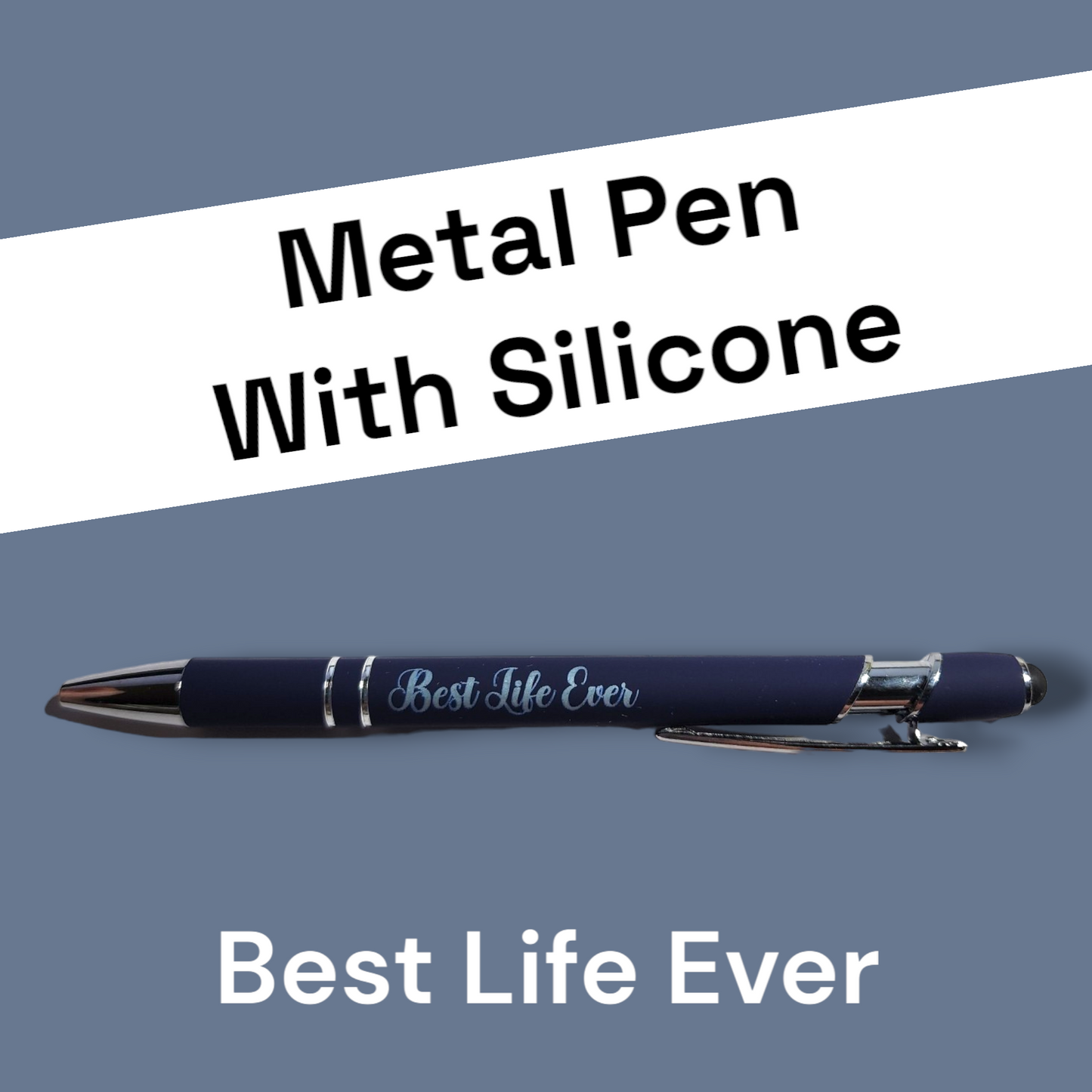 JW Metal Pen - Best Life Ever (Script Font)