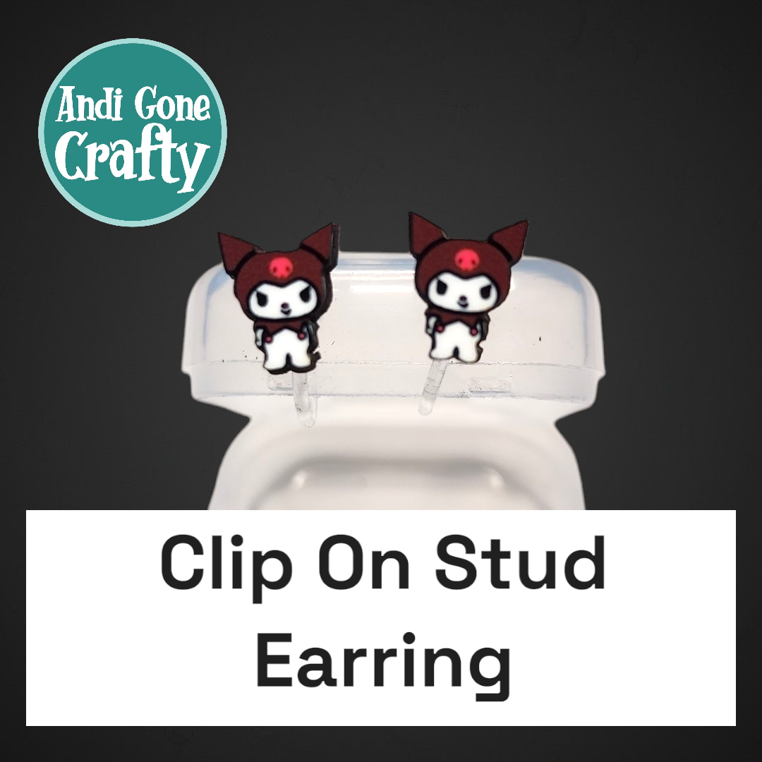 Clip On Earring - HK Kuromi