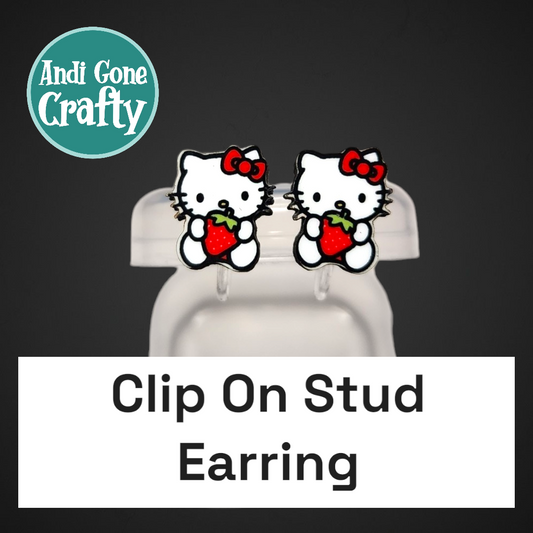 Clip On Earring - HK Strawberry