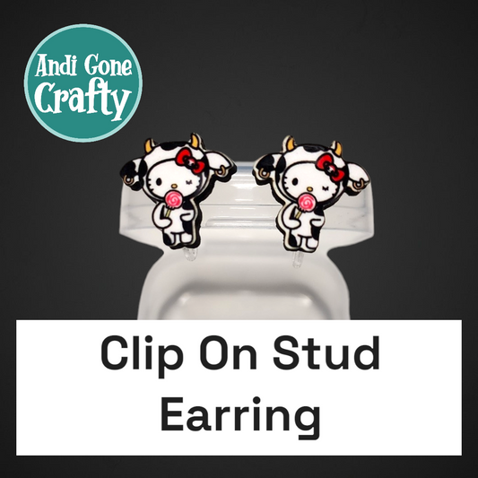 Clip On Earring - HK Cow