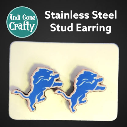 Football Teams - Sports  - Stainless Steel Stud Earring