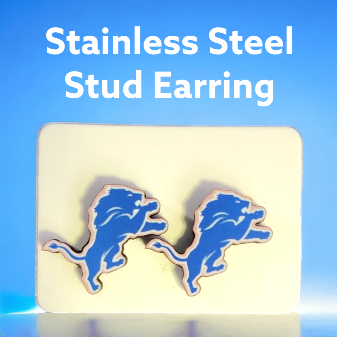 Football Sports Teams - Stainless Steel Stud Earring
